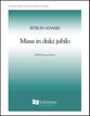 Missa in Dulci Jubilo SATB Choral Score cover